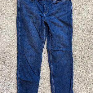 Women's Duluth Trading Company Daily Denim Flannel Lined Jeans 12 x 31